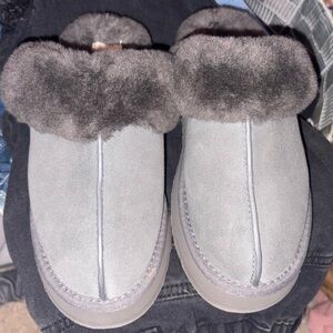 Charcoal Ugg Disquette (Ugg Platform slides)